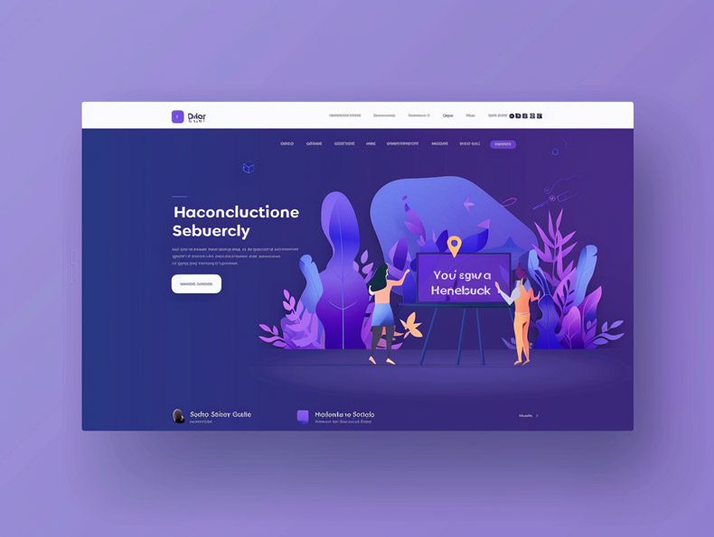 landing page for service business
