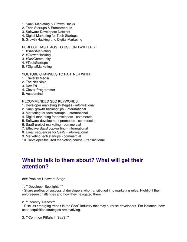 Launch pad plan for SaaS 3