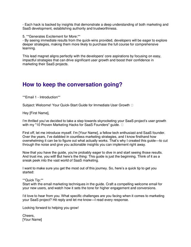 Launch pad plan for SaaS 6